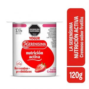 * Yogur batido Nutricion Activa La Serenísima 120 G Frutilla