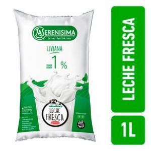 * Leche Parcialmente Descremada Liviana La Serenisima Sachet 1l