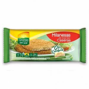 Milanesas De Soja + Crocantes Tipo Casera Granja Del Sol 330 G