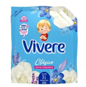 Suavizante Vivere Clasico Explosion Floral 3 L