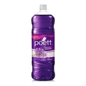 Limpiador Aromatizante Desinfectante Poett Frescura De Lavanda x 1,8 Lts