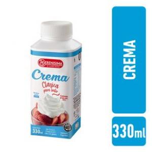 * Crema De Leche Uat Tetra Top La Serenisima P Batir 330 Cc