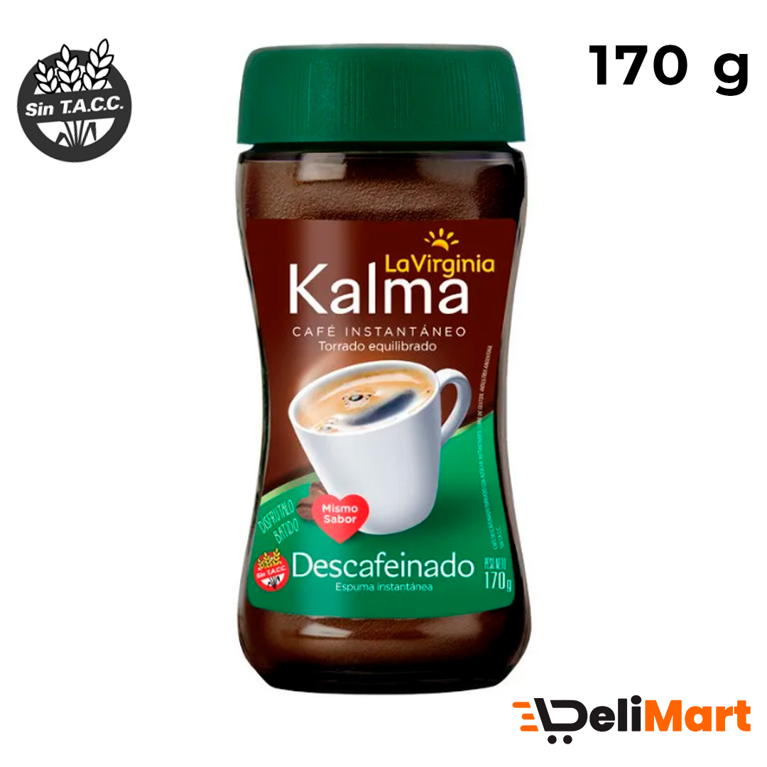 Cafe Instantaneo Descafeinado La Virginia Kalma 170 Gr