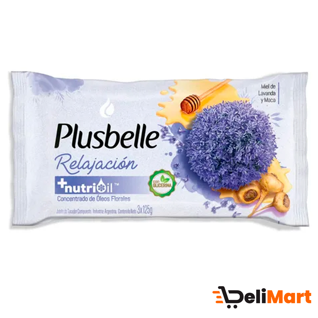 Jabon de Tocador Plusbelle Relajacion x3 120 Gr