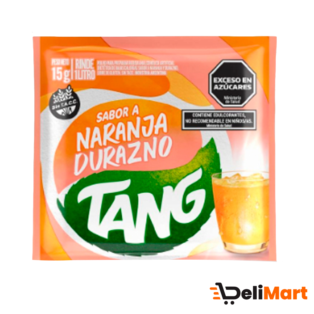 Jugo En Polvo Naranja Durazno Tang 15 Gr