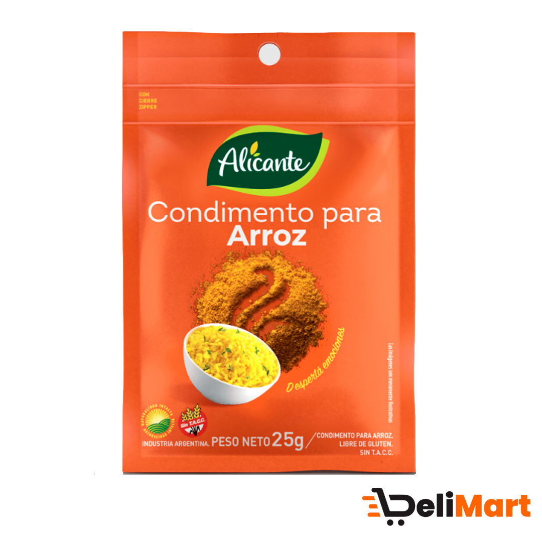 Condimento Para Arroz Alicante 25 Gr